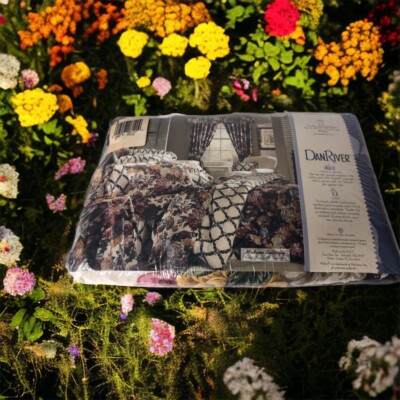 Dan River Fitted Sheet California King -Madame Butterfly- Vintage NEW Beautiful 