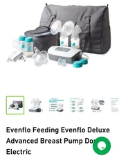 Evenflo Deluxe Advanced Breast Pump Double Electric