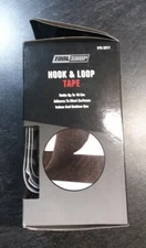 Hook & Loop Tape Adhesive Black 2" W x 4' L