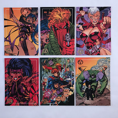 WILD C.A.T.S. (Topps 1993) Comic Art Trading Card Set 100 JIM LEE