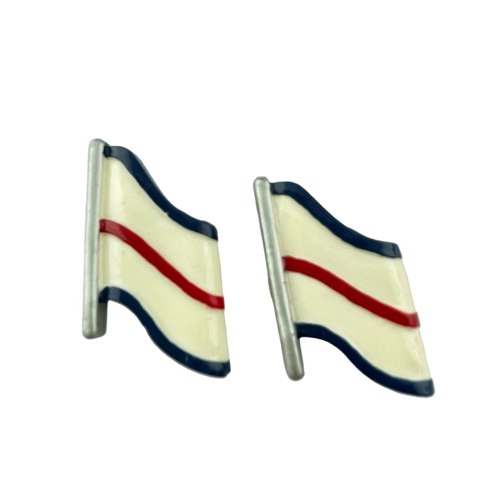 Button Covers Flags Nautical Boating Sailing Naval Alphabet Lot of 8 - Image 3 of 4