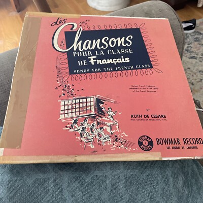 RUTH DE CESARE Chansons Pour La Classe De Francais LP BOWMAR