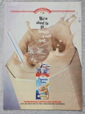 1998 Magazine Advertisement Page International Coffees Cappuccino Coolers Ad