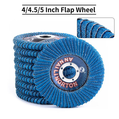 4/4.5/5 Inch U-shaped Flap Disc 60 Grit Sanding Grinding Wheel For Angle Grinder