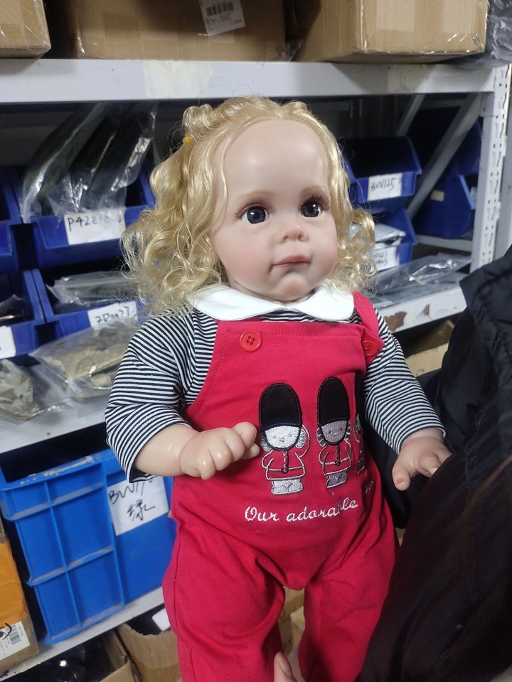 23" Reborn Baby Dolls Girl Lifelike Newborn Toddler Cloth Doll Birthday