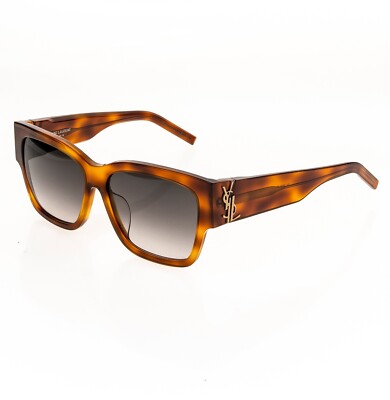 SAINT LAURENT M21 YSL Logo SLM21F 003 Brown Havana Bold