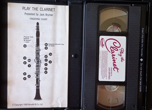 Play The Clarinet (VHS, 1990) preented by Jack Brymer VHS Video Tape PAL - Picture 3 of 3