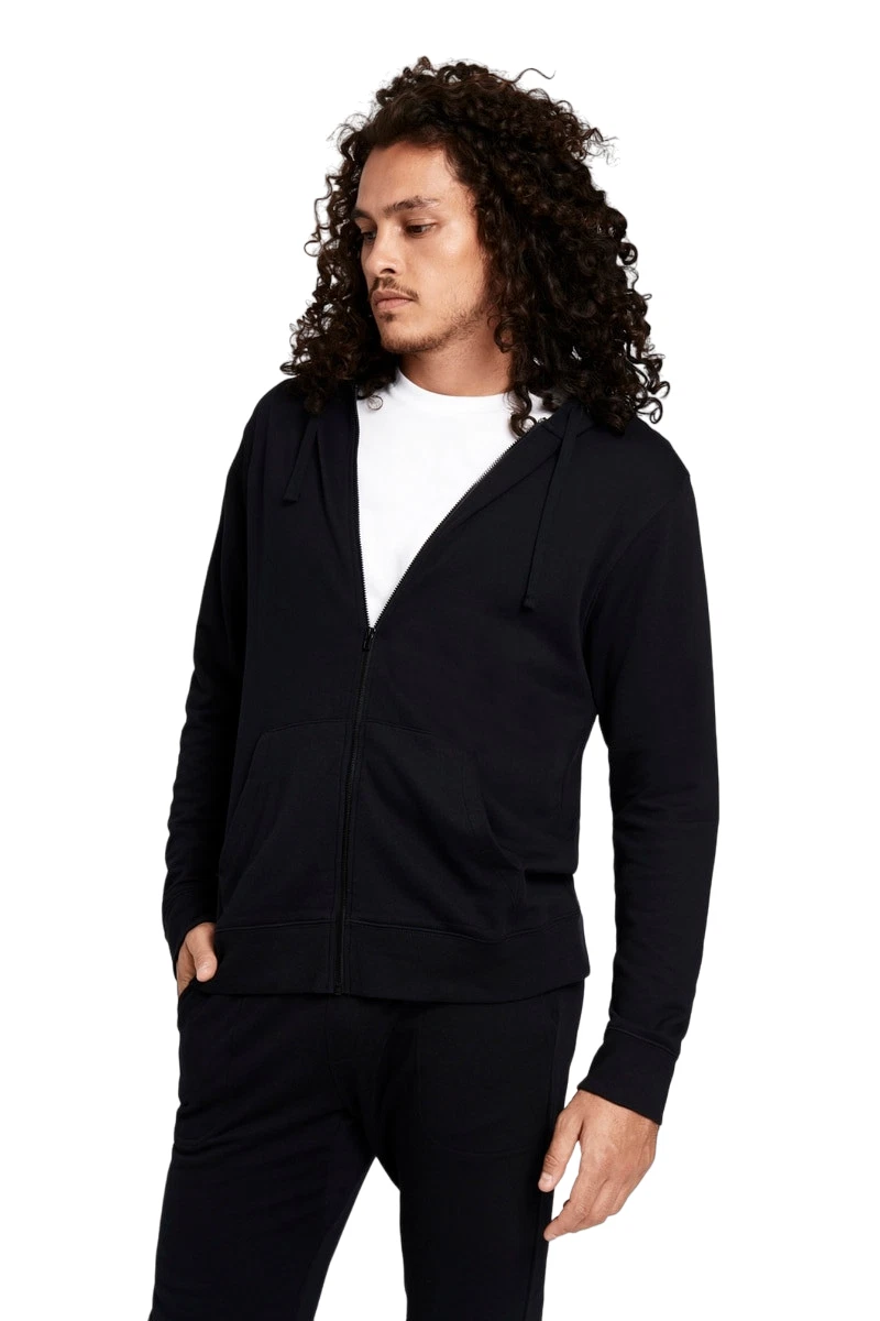 Black zip up jumper hotsell
