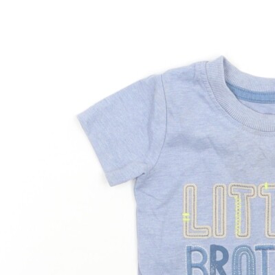 T-shirt Garçon George, Coton Bleu, Manches Courtes, Taille 5-6 Ans (très Bon état)