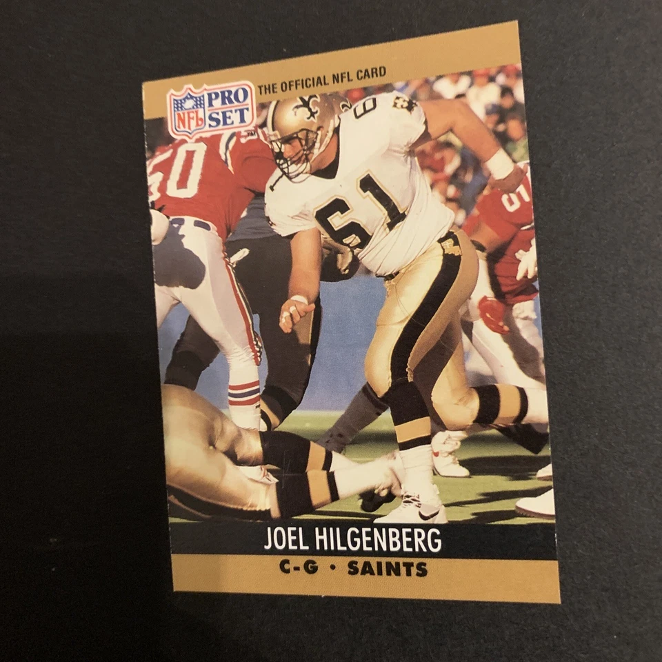 1990 NFL ProSet Joel Hilgenberg #588 (RC) - Image 3 of 4