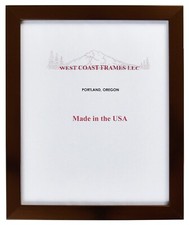 62355 Bronze 3/4" Poly Picture Frame - Clear Glass