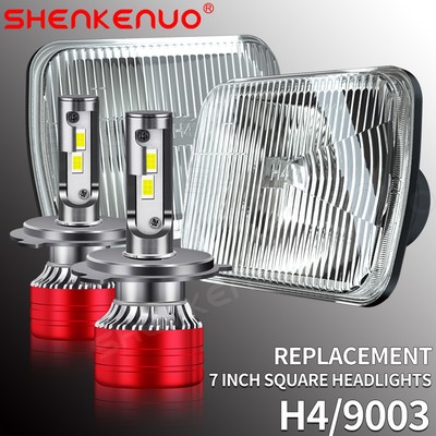 Universal Sealed 5x7 / 7x6 Inch LED Headlight Assembly - Fits Ford E-Series, Chevy Express, Jeep & More