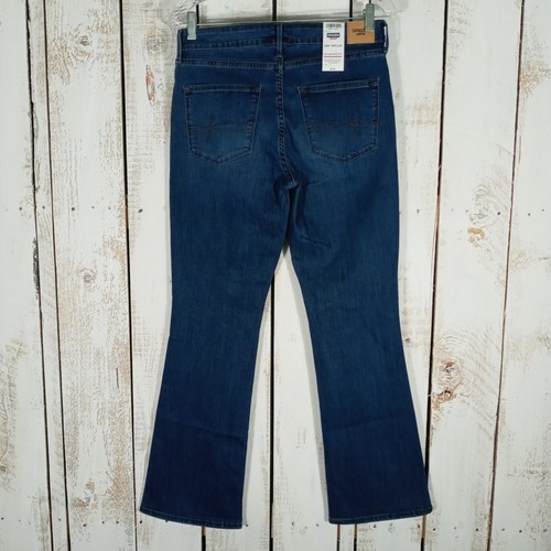 NWT Levis Boot Cut Jeans Mid Rise Sz 12 Womens 31x32 Stretch Medium Blue Wash