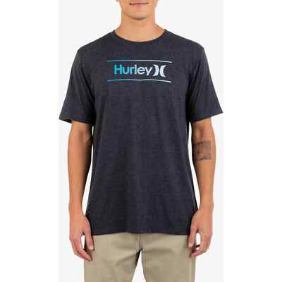 HURLEY MENS EVERYDAY LINED GRADIENT SHORT SLEEVE T SHIRT SIZE 2XL NWT