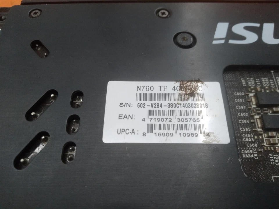 ⭐️⭐️⭐️⭐️⭐️ MSI NVIDIA GeForce GTX N760 4GD5/OC 4GB GDDR5 Graphics Card  - Image 3 of 3