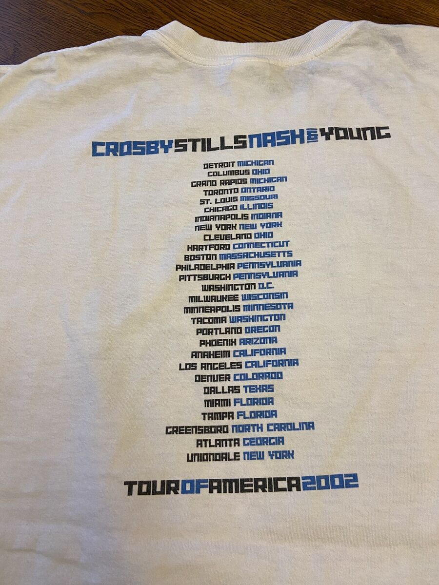 Vintage Crosby Stills Nash & Young Tour Of America 2002 Vintage Crosby Stills Nash & Young Tour Of America 2002