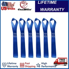 1 Ft.x1 In. Soft Loop Tie Down Straps for Securing ATV UTV Motor Scooters Bikes