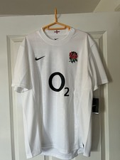 Nike England Rugby Shirt,  White.Size M,Brand New With Tag 🏴󠁧󠁢󠁥󠁮󠁧󠁿🇬🇧