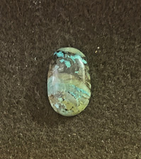 22x14x6.5mm Oval Royston Ribbon Turquoise Cabochon 17.8carats Nevada 22x14x6.5mm Oval Royston Ribbon Turquoise Cabochon 17.8carats Nevada