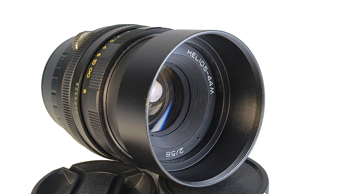 Helios 44M 58mm f2 Soviet Lens M42 + Fujifilm FX Adapter Portrait