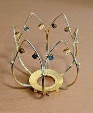 New Lotus Flower brass inner shade frame replacement for OK Lighting lamps.