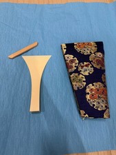 Shamisen Bachi Pick Traditional Instrument Tool with Case