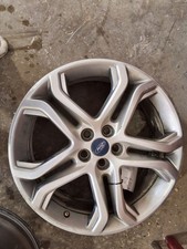 2015-2018 Ford Edge Wheel Rim 19x8 Aluminum 5 Split Spoke Painted Silver