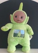 VINTAGE *Dipsy* Teletubisie zielone 1996 ok. 35 cm lalka z tkaniny TOMY - bardzo dobra