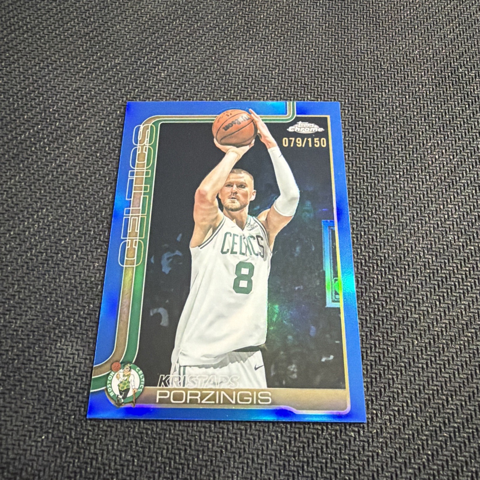 2025-26 Topps Chrome Kristaps Porzingis True Blue /150 #41
