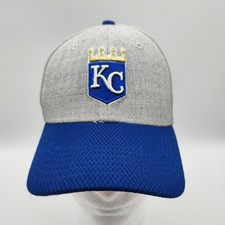 Youth Kansas City Royals New Era Fitted One Size Hat Cap MLB Baseball Blue Gray