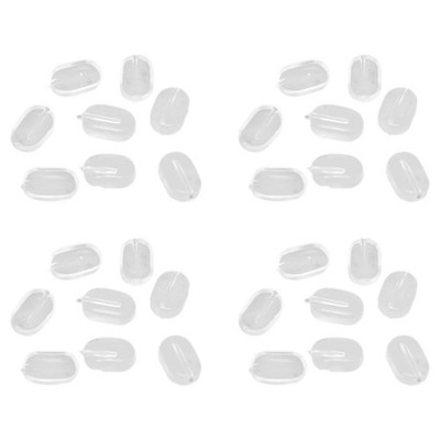 60 Pairs Silikon-nasenbügelpolster Nasensteg Für Brillen Silikon-Nasenpads