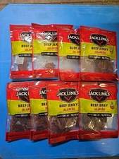 Jack Link's Beef Jerky Jalapeno 8 Bags 3.25oz Each Big 26oz Total bbd 3/24/26