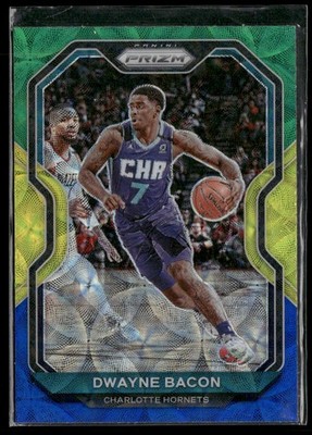 2020-21 Panini Prizm #39 Dwayne Bacon Choice Blue, Yellow and Green Prizms