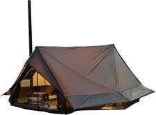 Hot Tent with Stove Jack – 4 Season Waterproof & Windproof Shelter for 1–4 Peopl
