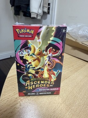 Pokémon TCG Mega Evolution Ascended Heroes Booster Bundle Box 6 - Neu & Sealed 