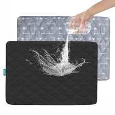 2 Pack and Play Mattress Protector Sheets 39 X 27 Inch, Arrow black
