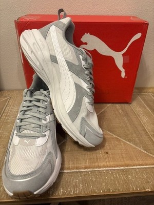 NEW Puma Hypnotic LS Men 9.5 Feather Gray White Sneakers Casual Shoes