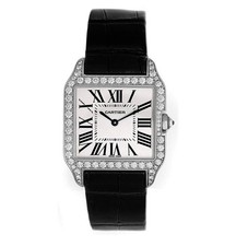 Cartier Santos Dumont 30x38mm WH100251 18K White Gold Men's Watch