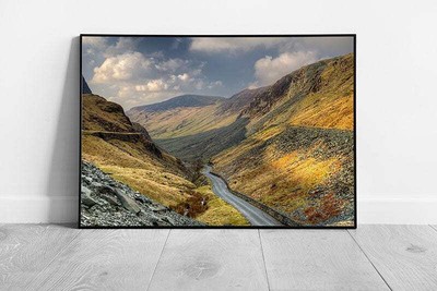 Keswick Honister Pass Schiefer Lake District Cumbria bereit zum Aufhängen Wandkunst