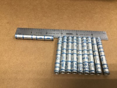 10 new  Burndy YS6C Splice Connectors Blue Die 374 Or 7 #6 Str Wire