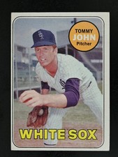 1969 Topps #465 Tommy John Chicago White Sox EX