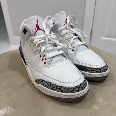 Size 11 - Jordan 3 Retro Mid White Cement Reimagined (USED) 