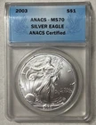 2003 American Silver Eagle — photo from another recent sale