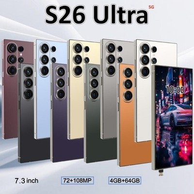Neu S26 Ultra 5G Smartphone 7,3'' Fabrik entsperrt Android Handys Dual SIM-DE..
