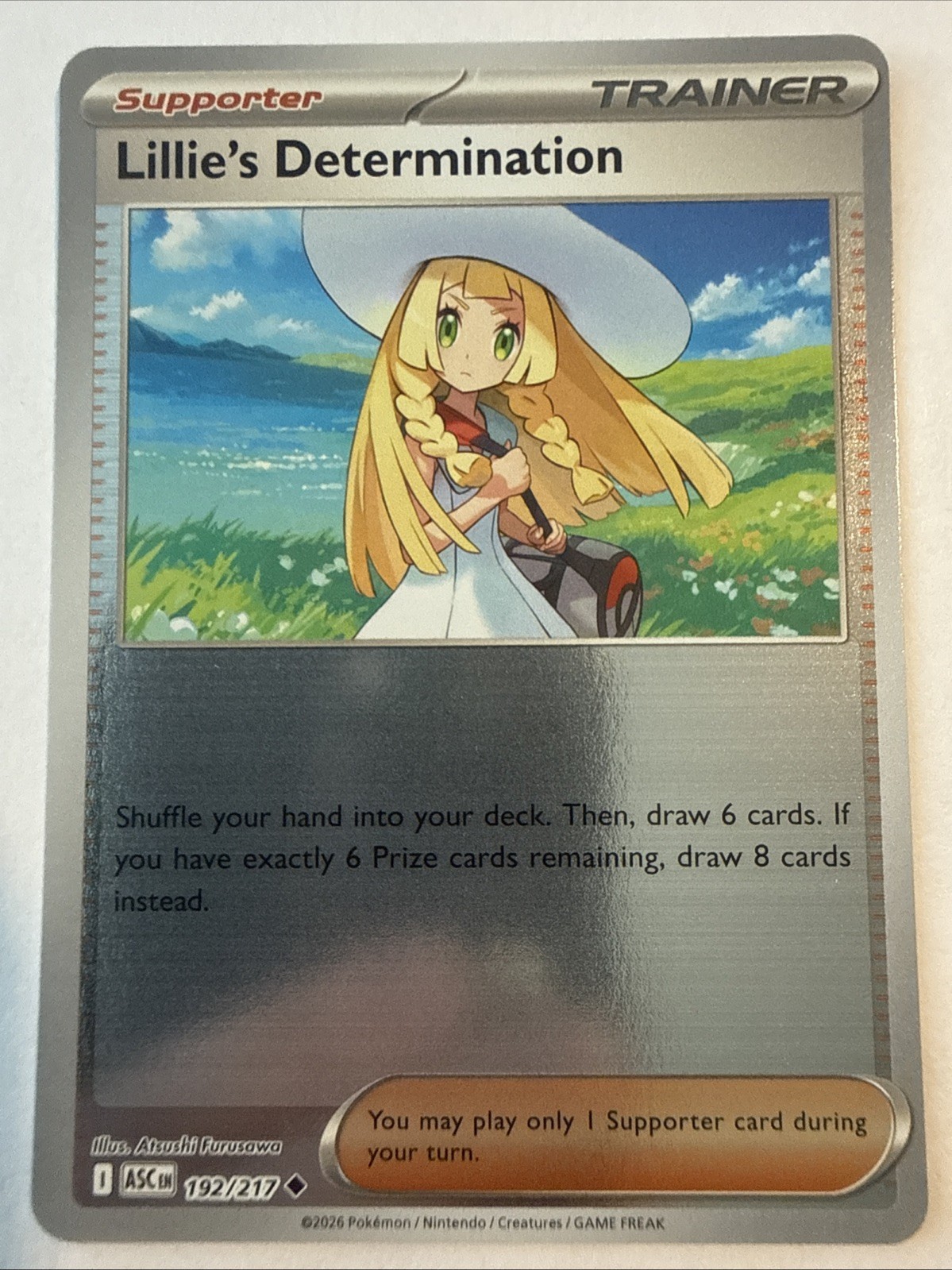 Lillie's Determination 192/217 Me: Ascended Heroes Reverse Holo