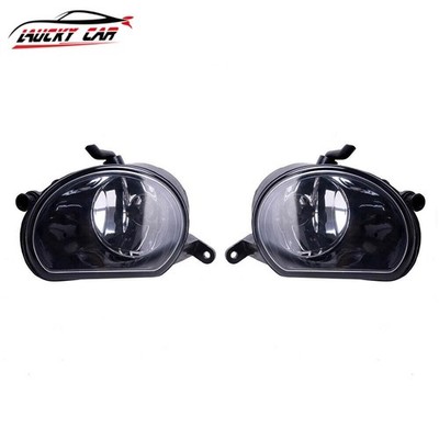Pair Front Bumper Halogen Fog Light Fog Lamp Fits For AUDI Q7 2010 2011-2015 NEW