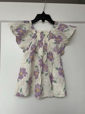 Zara Baby Girls Floral Dress Size 9-12 Months Sleeveless