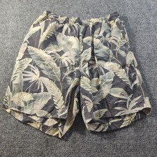 Vintage Tommy Bahama Swim Trunks Men's Large Floral Hawaiian Mesh Lined Shorts