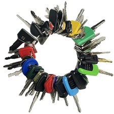 50 Heavy Equipment Keys Master Set, Construction Ignition Key for Cat...