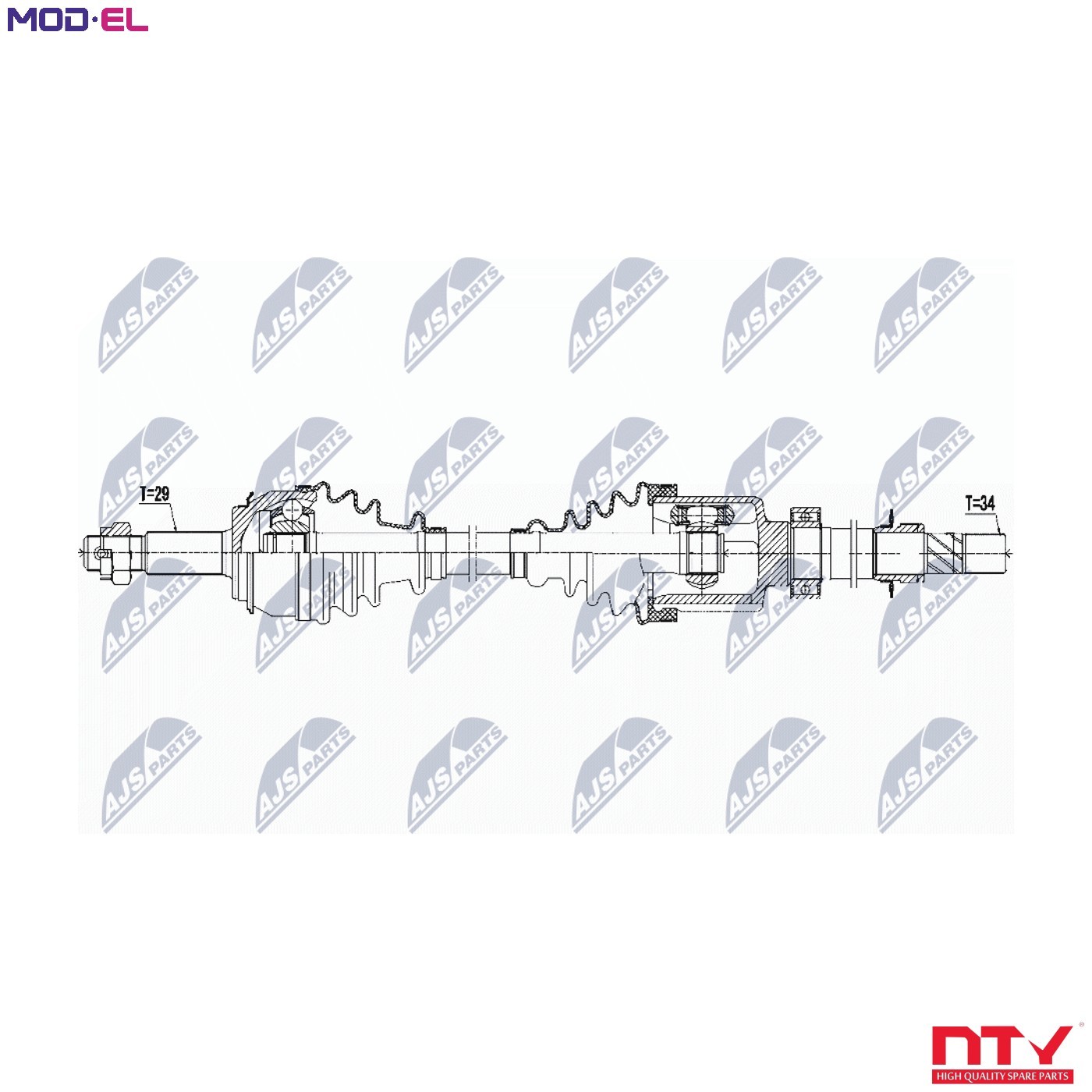 Driveshaft For Renault Kadjar 1.5Dci Edc 15- /Right,Atm/ Blue - Image 6